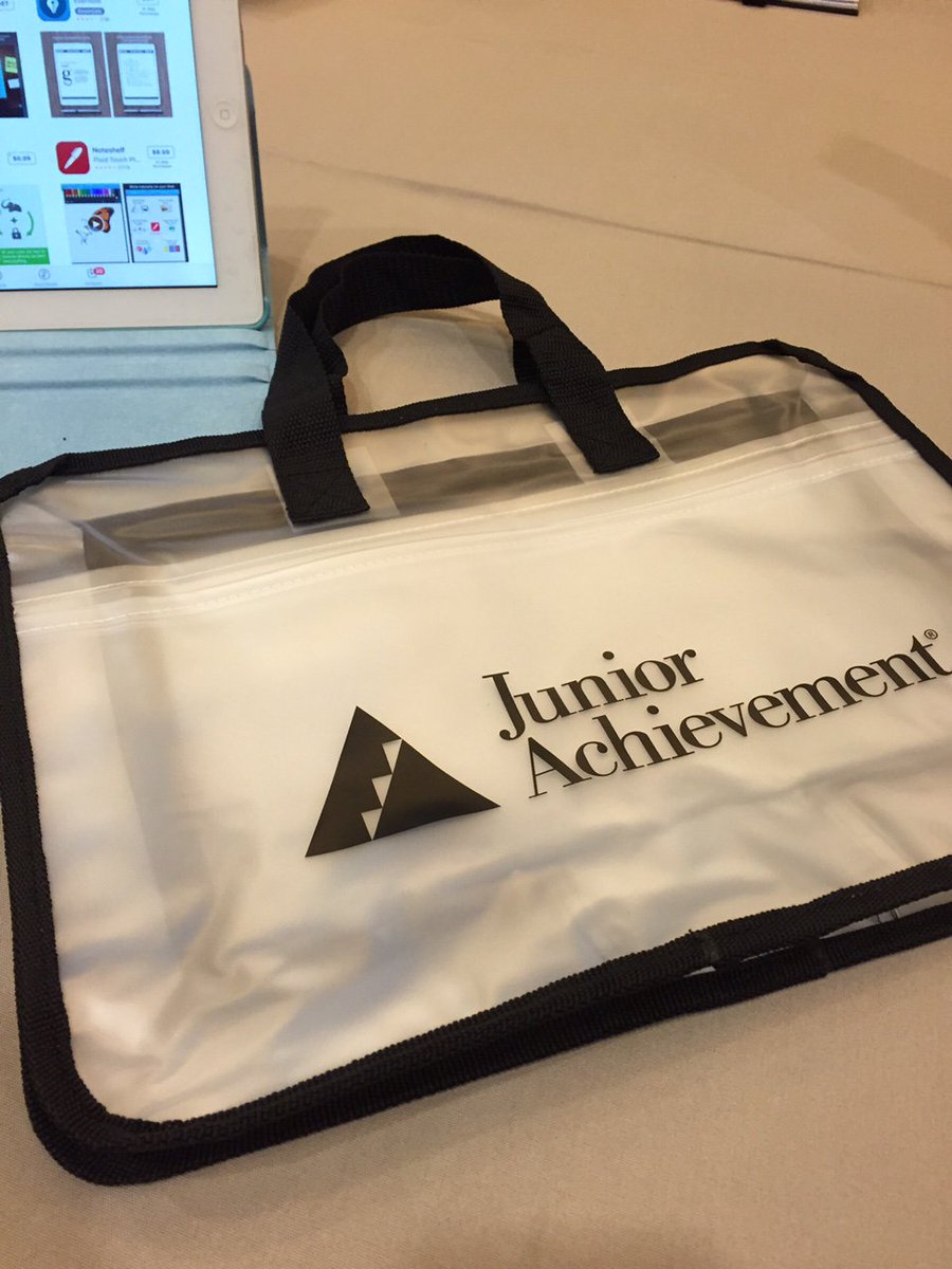 JA_Philly's tweet image. Our Program Dir. Laura Yohe got a sneak peak at changes coming to #JAprograms. Take a look-new kit bags! #JANLC2016