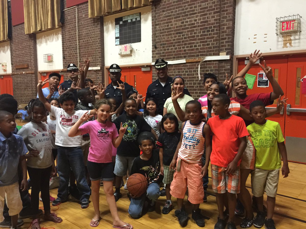 Deputy Chief Williams, Capt. Camacho and Lt. Rodriguez visiting the United Special Olympics summer program today!