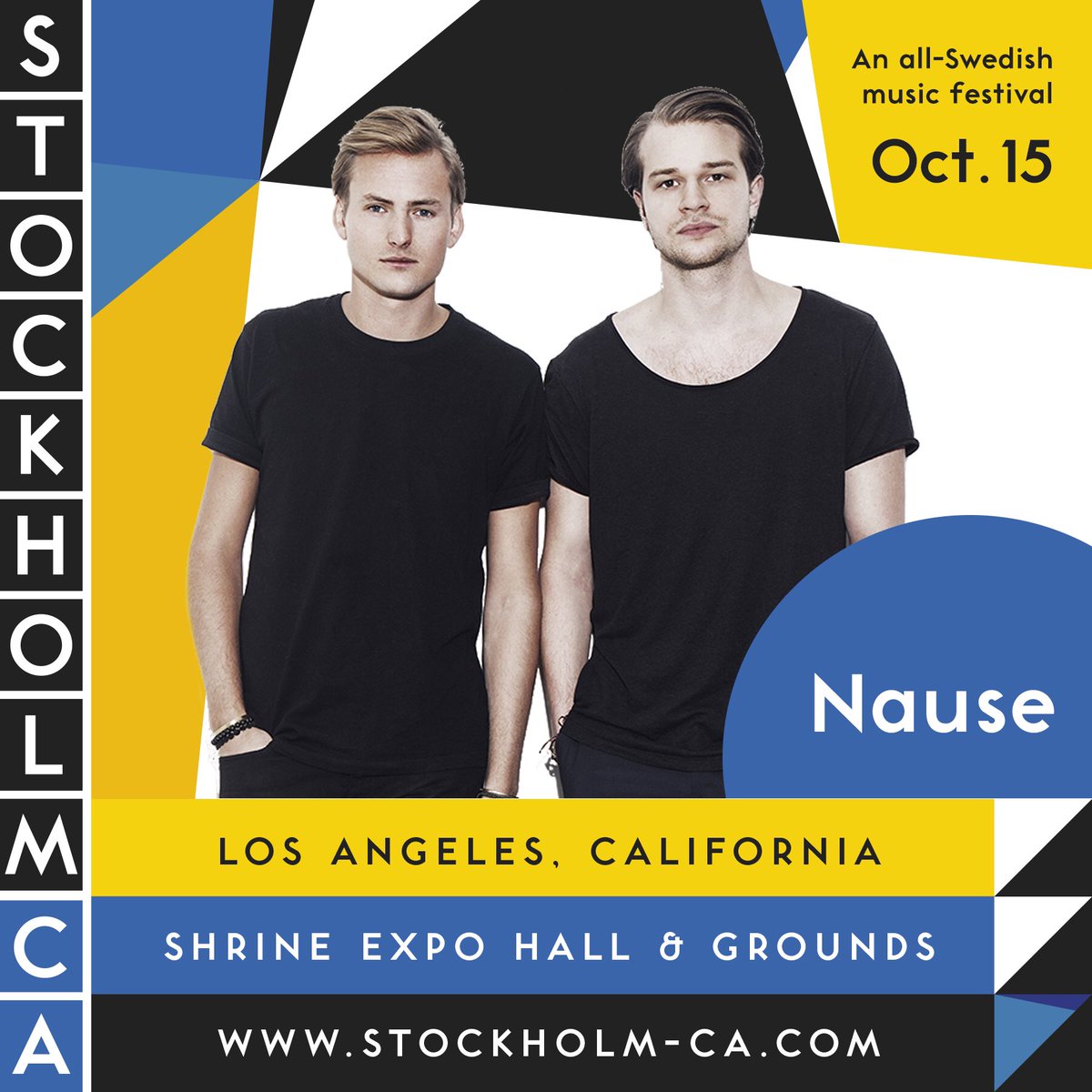 Proud to be a part of Stockholm, CA in LA! Tix on July 22: AXS.com/ShrineLA #stockholmCA