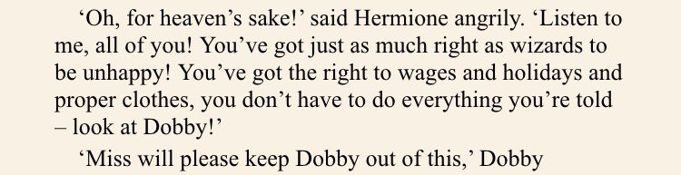 UndeadDobbyy's tweet image. Dobby would very much like to be excluded from this narrative