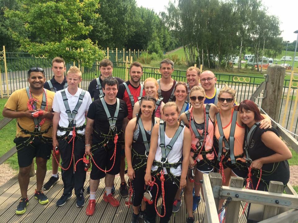 ArchesSSP's tweet photo. #TeamAndy win at the Arches Staff Day! Great day of Footgolf, High Ropes &amp; Curling! Thanks @SIV_Social @LoxleyRange https://t.co/QhSGRCn709