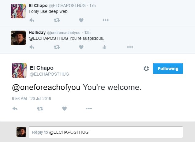 oneforeachofyou's tweet photo. @MINEDFLAYER Brazen outlaw @ELCHAPOSTHUG flaunts his #cybercrime escapades.
Interpol is investigating. #FedList https://t.co/1yxYAAhwAs