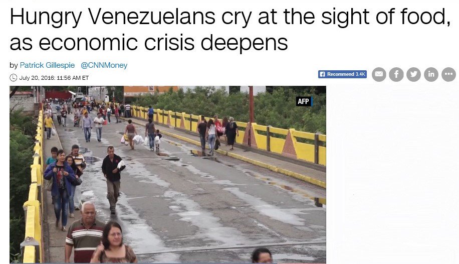 ZuiverCor's tweet photo. Hungry Venezuelans Cry at Sight of Food

THANKS, SOCIALISM!

https://t.co/3KCIgQ6WD7
#MAGA #PJNET #TCOT #CCOT https://t.co/fiOcRtggSg