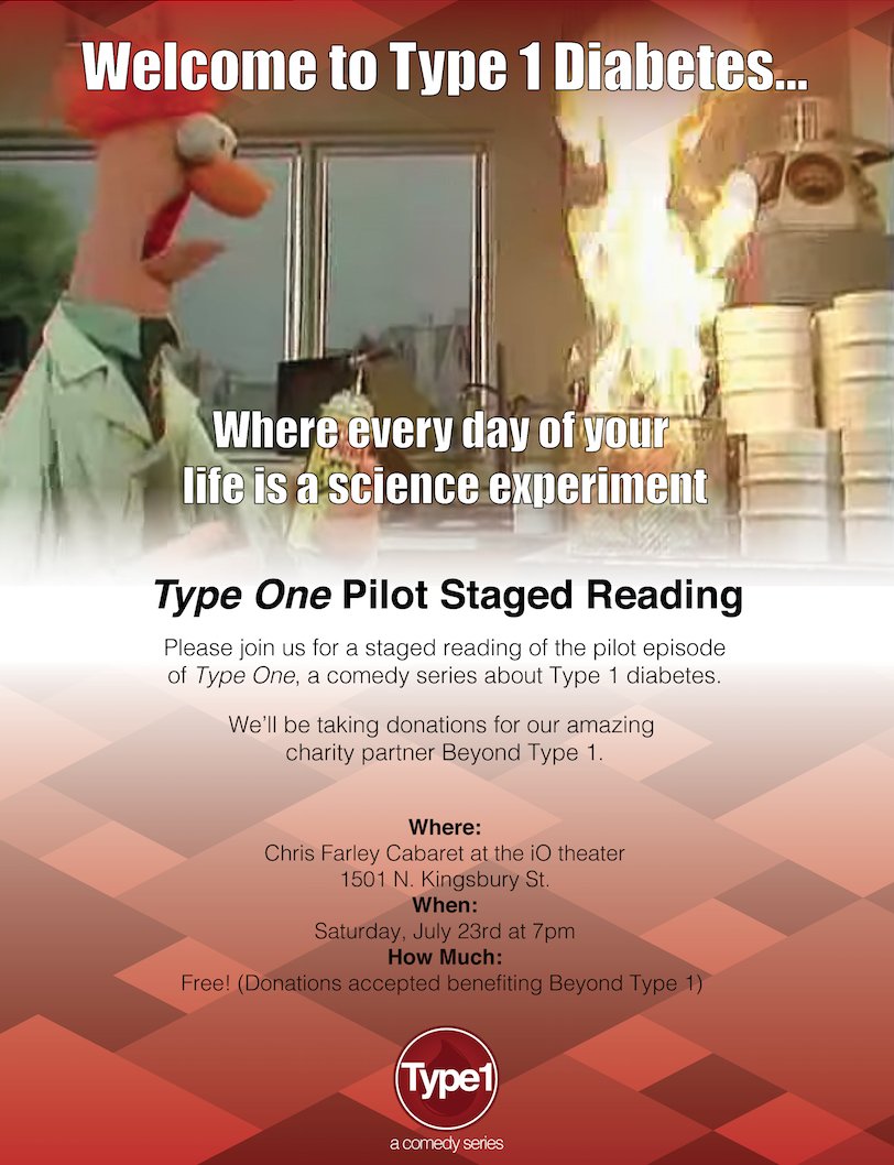 TypeOneShow's tweet image. The big question is: 
Will Chicago's fave couple be there, @KristinCav? 
7/23 7PM
Chris Farley Cabaret at @iochicago