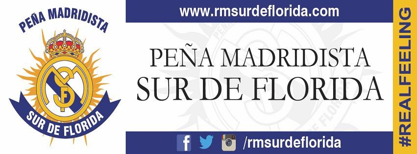 Eres Madridista y vives en #Florida, sigue tu Peña oficial @RMSurDeFlorida nos reunimos en cada partido #HalaMadrid