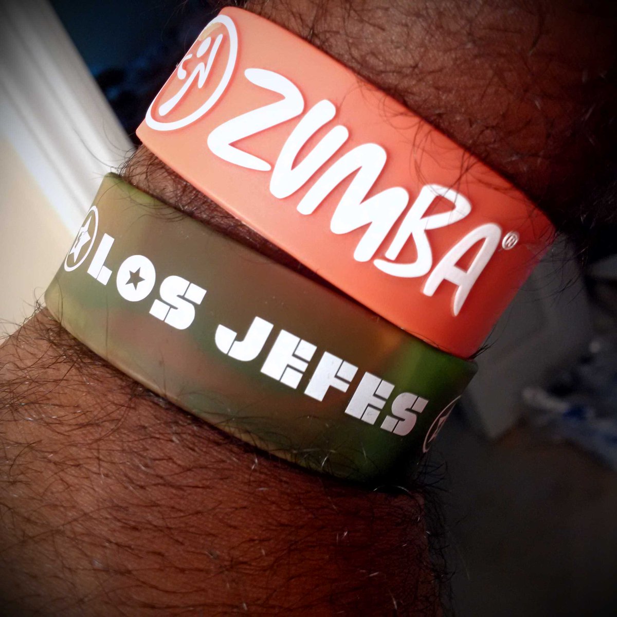 ZumbaPowerHour's tweet image. NEW for #ZINCON 2016! Who wants a camouflage  #LosJefes bracelet?:-)  #ZINProblems #Zumba