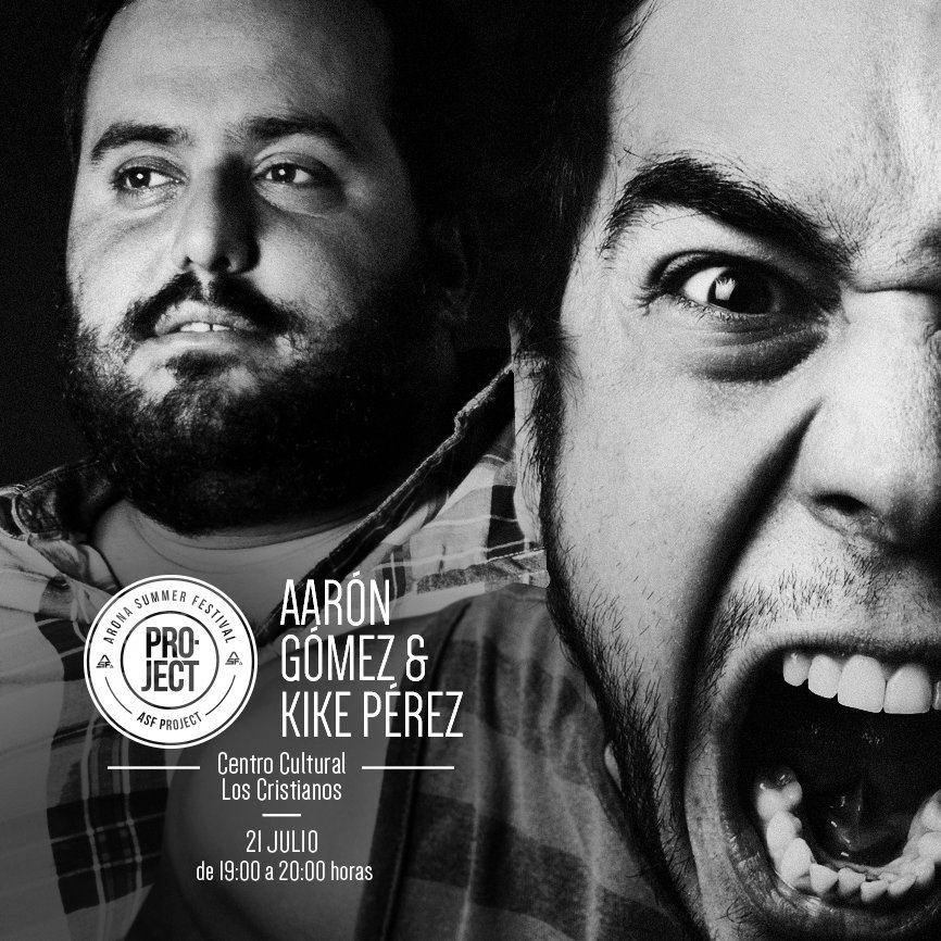 AronaSummerFest's tweet photo. #AaronGomez & #KikePerez tienen mucho que contarles hoy en #ASFProject
#ASF2016
Entradas:
https://t.co/fCwEuKFmoh https://t.co/3ae5gl5qoe