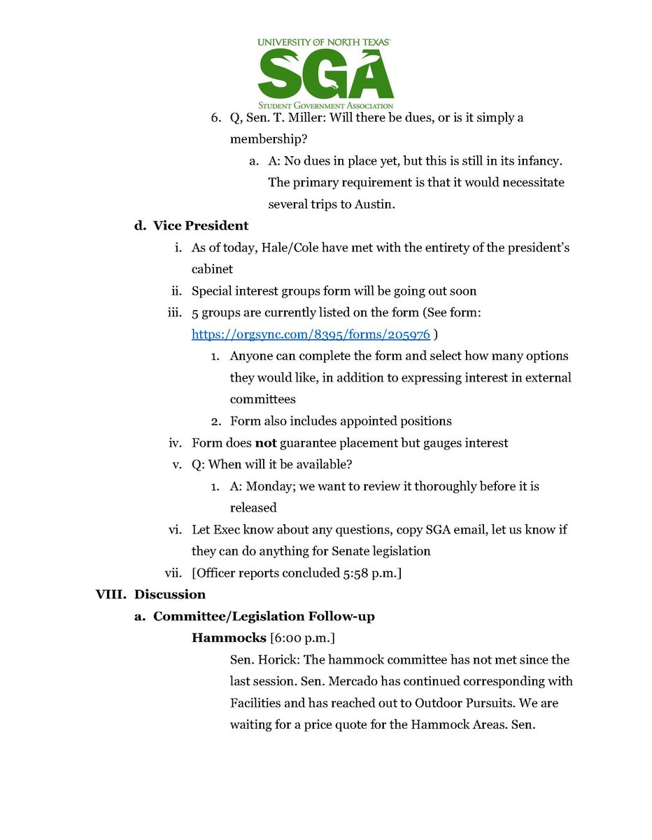 UNTSGA's tweet photo. Thank you to those who attended our #SummerSenate meeting on 7/15! Here are the meeting minutes. https://t.co/VTHOQpxtt1
