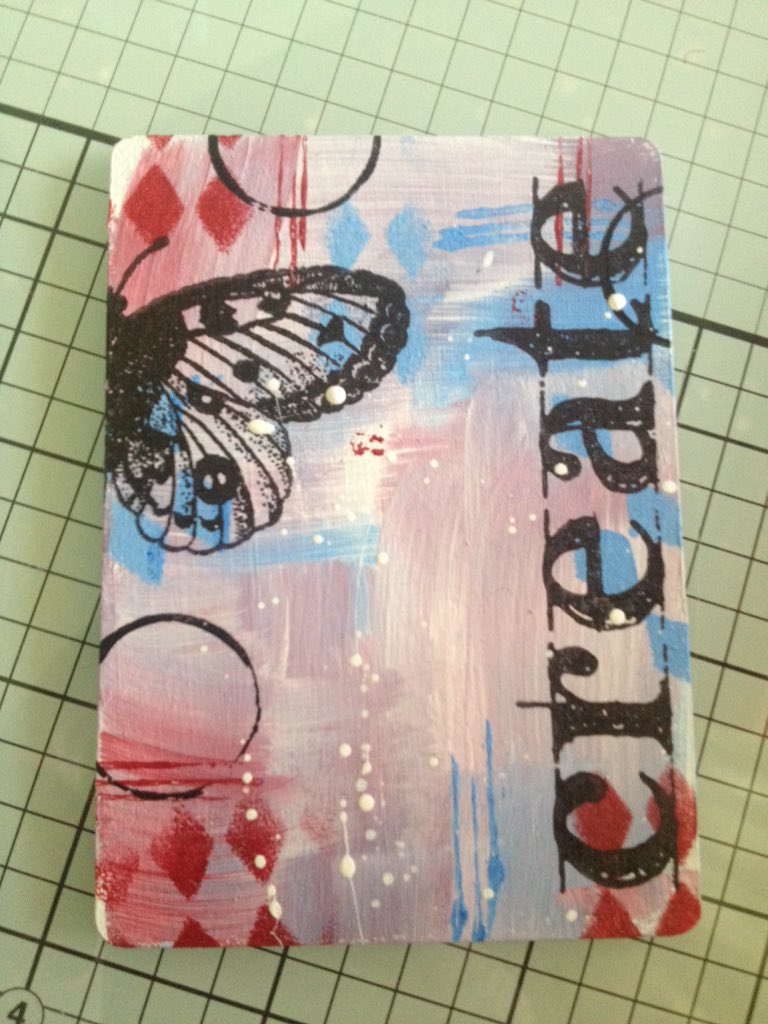 scorpy41173's tweet photo. Happy with my first attempt at mixed media 😊 xx https://t.co/yojbwkik47