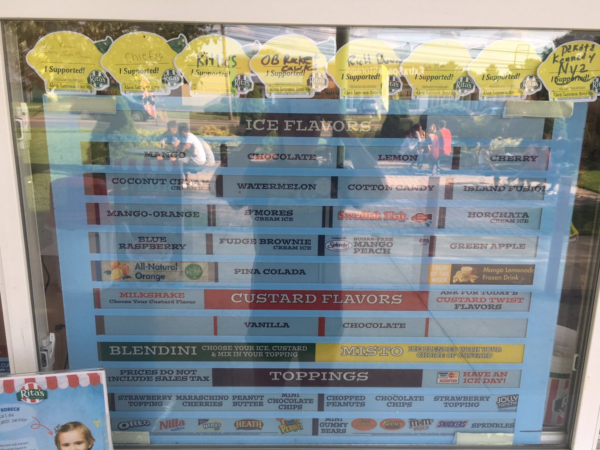 Come support OBHS Cheerleading tonight from 6-9! Here are our flavors: