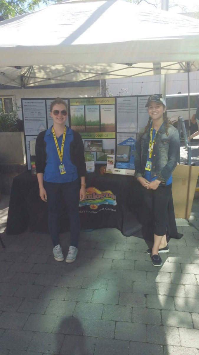 The sun was out for a great time <a href="/KamloopsFarmMkt/">Kamloops Farmers Mkt</a>! #kamloops #thinkecosmart #smartirrigationmonth
