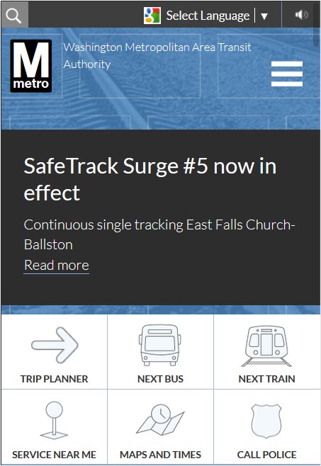 commonspot's tweet image. Beta version of new FigLeaf #CommonSpot site for @WMATA gets press in Washington Post. See washingtonpost.com/news/dr-gridlo…