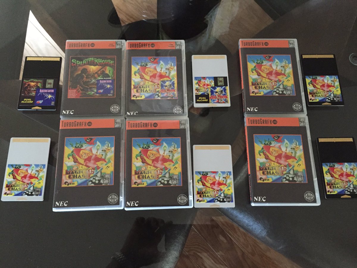 TheRetroClarity's tweet photo. Turbografx-16 &amp; PC-Engine reproduction hucards now available at https://t.co/H8ZZY1E4Ax https://t.co/N9bPW4ooVT