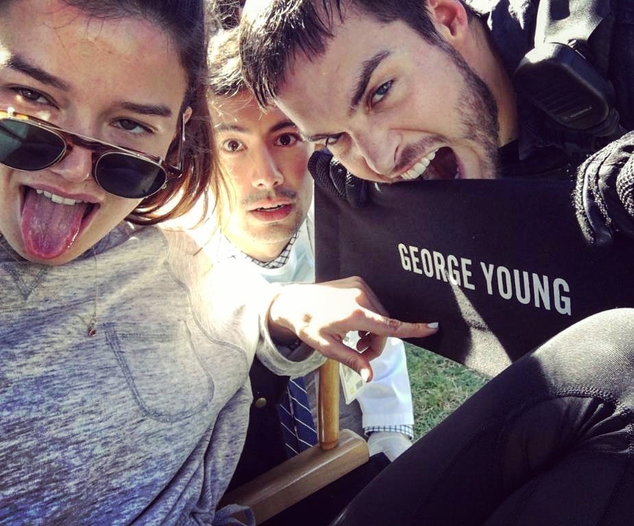 tweetfromgeorge's tweet photo. Point and Chew. Bite sized moments behind the scenes #Containment GOOD TIMES @CWContainment @TheCW https://t.co/UMknVca6B6