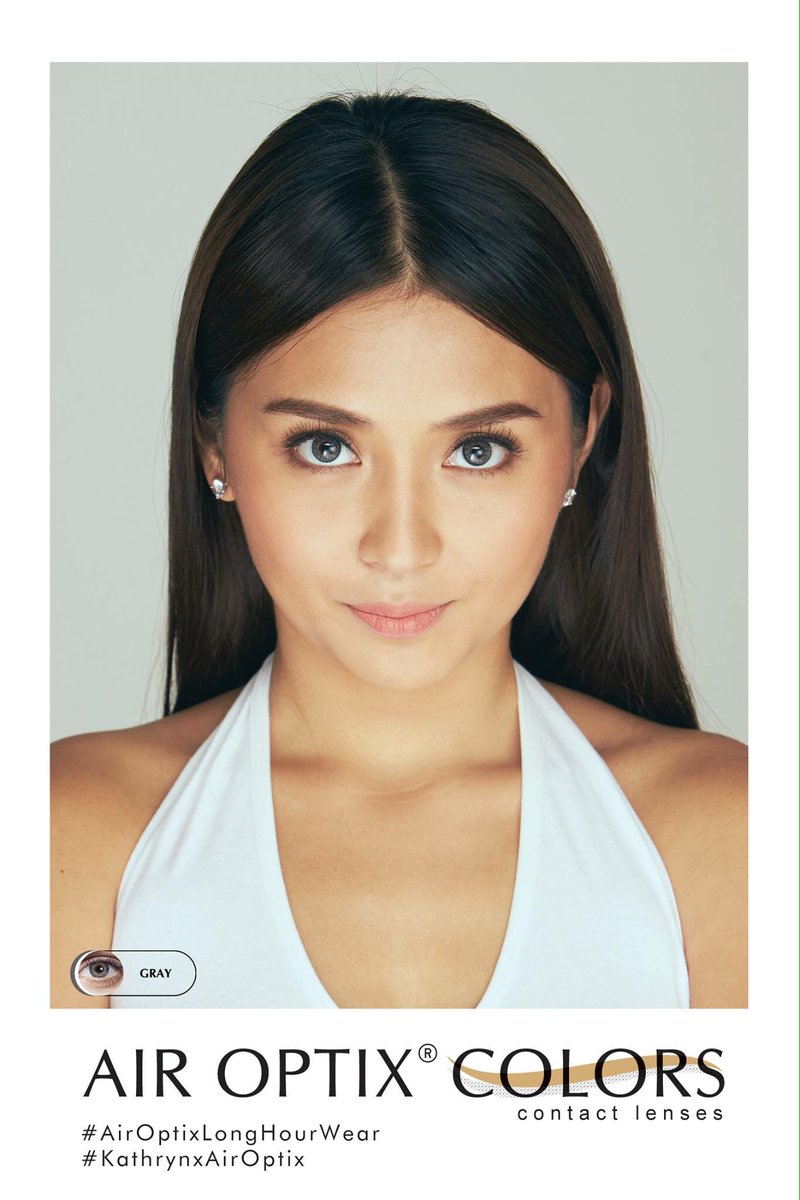 OfficialKBB's tweet image. “I can change my eye color depending on my mood. It makes my eyes stand out.” — #KATHxAirOptixLongHourWear 👁❤️