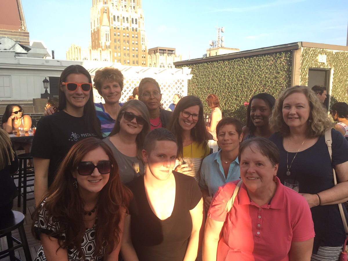 Party at the LB sky bar with our #bmoretech #bmorewic