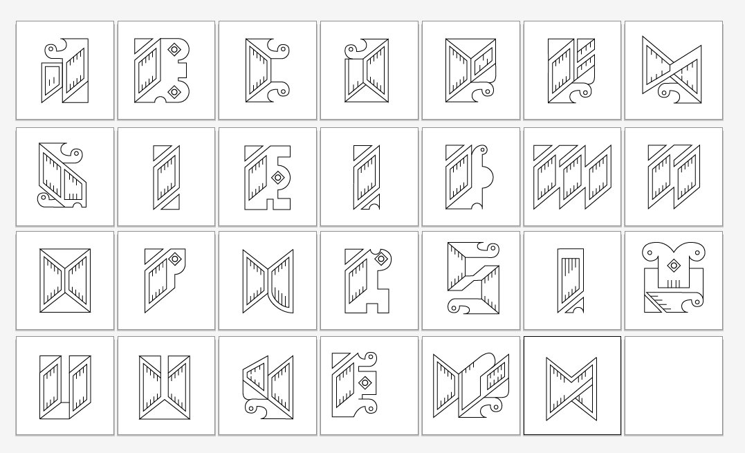 Icelandic Letter Forms