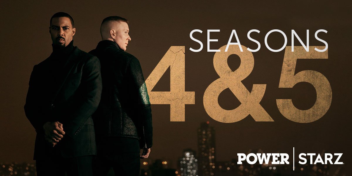Power_STARZ's tweet photo. In case you weren't checking Twitter yesterday. #PowerTV will be back for two more seasons. https://t.co/iXS59UxXsR