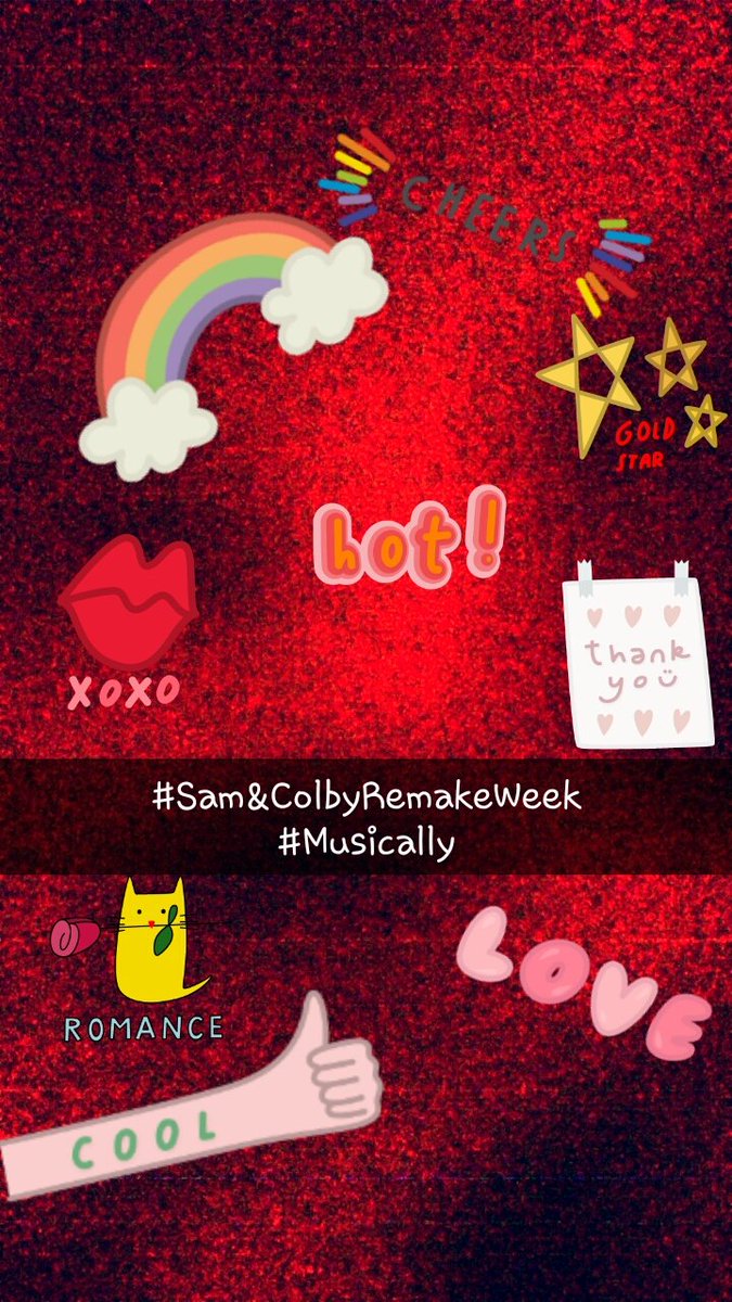 Norlina___'s tweet photo. @SamandColby I think that I won't go to wedding this week BC I want and will make #SamAndColbyRemakeWeek musicallys! https://t.co/Ak52SKDEh6