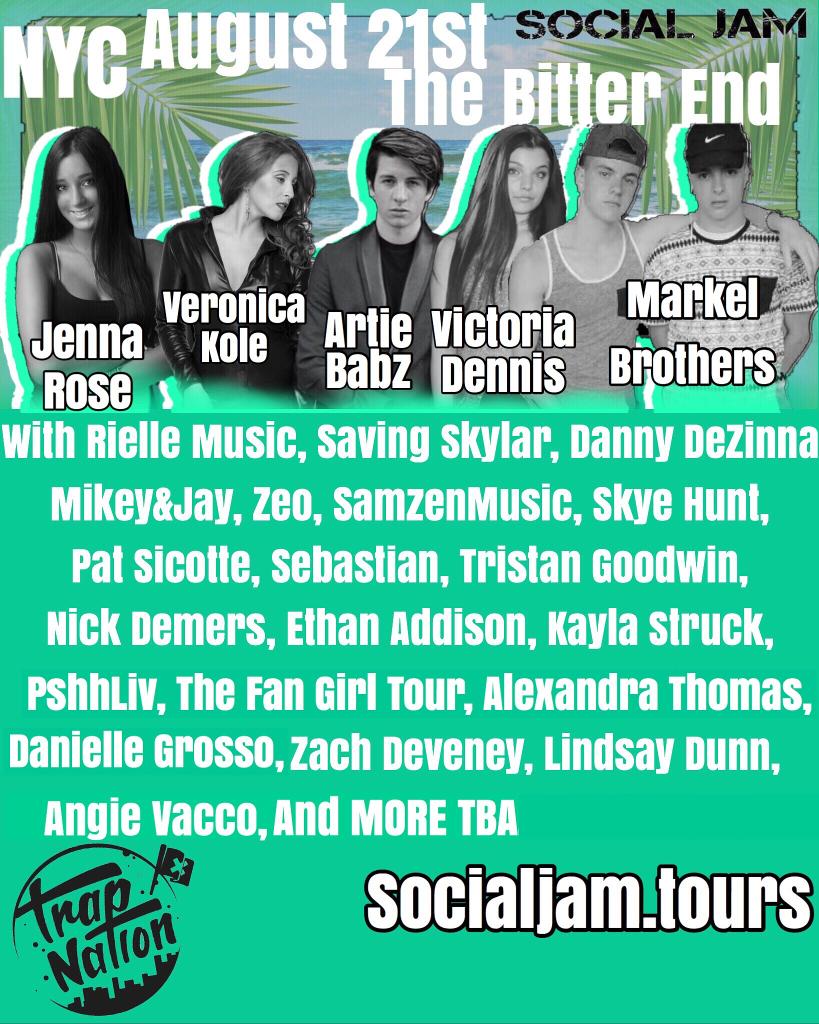 ArtistOneTour's tweet photo. Welcome to our NYC twitter party #GetSocialNYC Q AND A starts in 15 minutes ! Well be back in a few! https://t.co/eI95OYPhL2