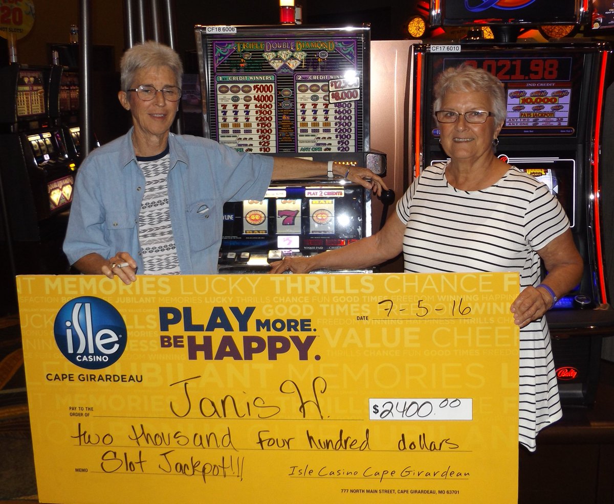 CenturyCasinoCG's tweet photo. Raise your hand if you feel #lucky enough to top Janis' $2,400 #jackpot! #PlayMoreBeHappy https://t.co/XmSYQ9aayb