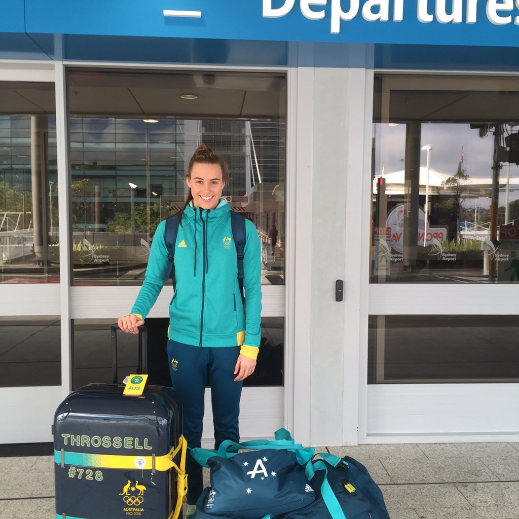 And we are off ✈️🇧🇷 #RoadToRio