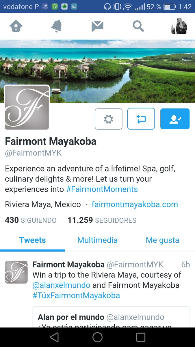 alerofe_'s tweet photo. #TúxFairmontMayakoba @FairmontMYK @alanxelmundo https://t.co/ayxdqrz2Cv