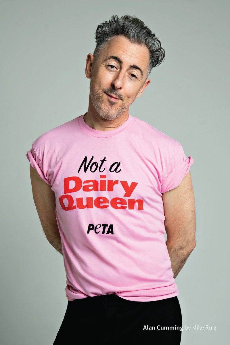 StarTribune's tweet photo. Alan Cumming, PETA call out Dairy Queen for lack of non-dairy options, @dishcentral writes https://t.co/kQBaFl9Ysb https://t.co/iOBtUNKQm2