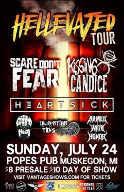 Kissing_Candice's tweet photo. Don't miss this Sunday Funday banger in Fruitport MI (7/24) at #popespub #edgarguitars #hellevatedtour @scaredont... https://t.co/EbiYhnPoHn