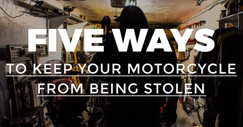 Five Ways to Keep Your Motorcycle from Being Stolen ow.ly/twm9302rno1