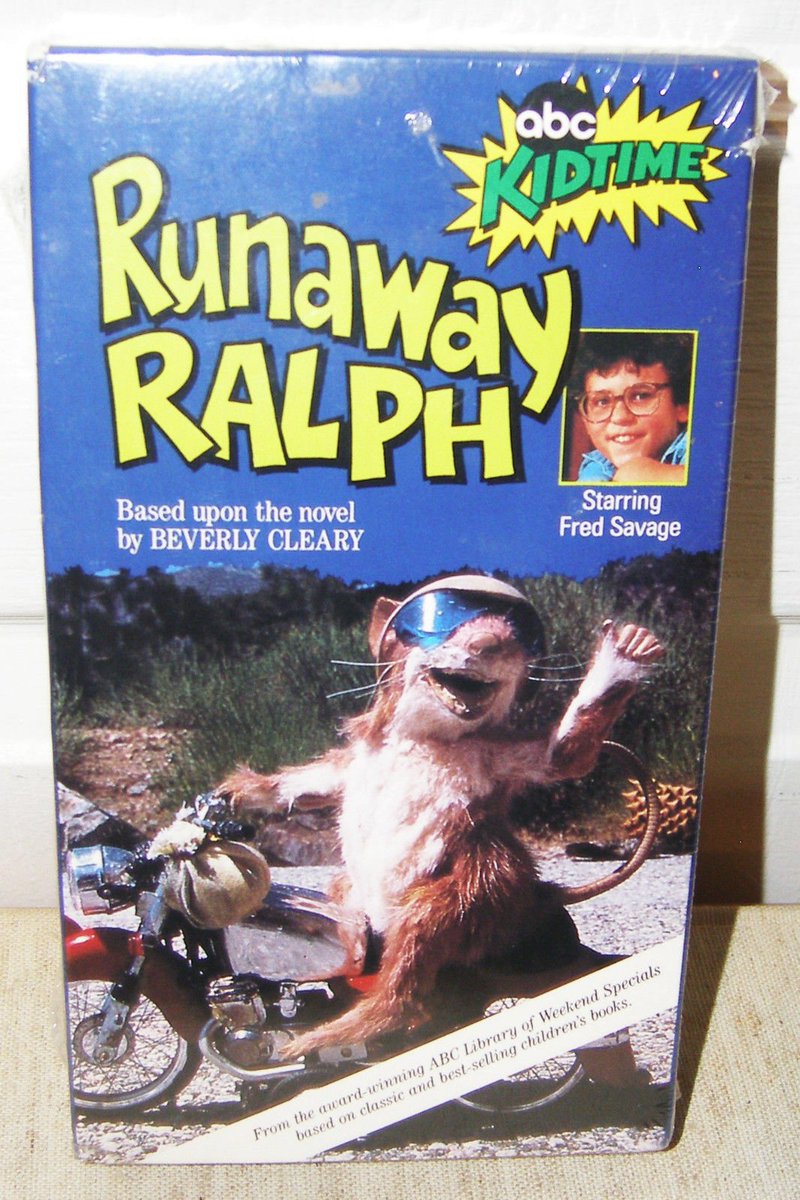 #FredSavage #RunawayRalph #VHS #OOPMOVIES
'Runaway Ralph' Sealed VHS tape on Ebay:
item.ebay.com/252436227079
