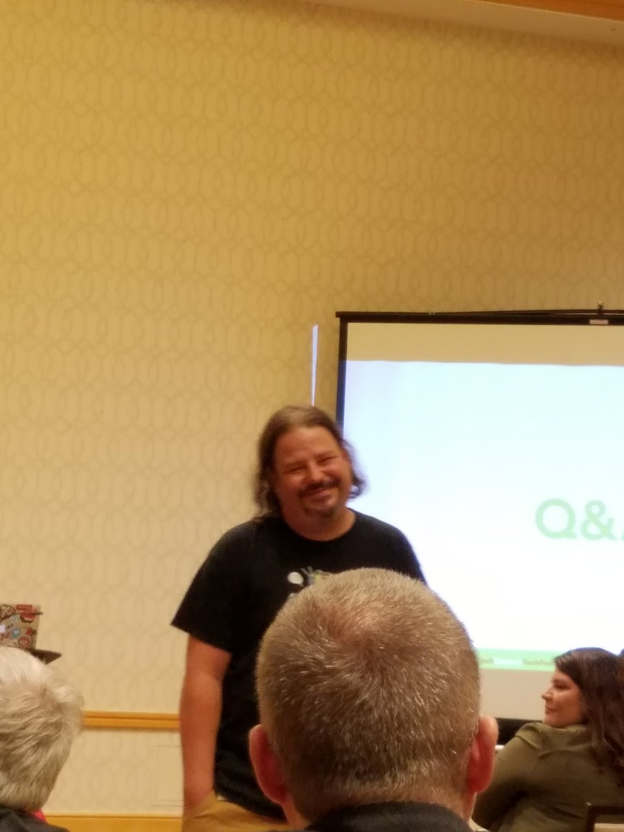 swankygd's tweet photo. @marcheiligers making it happen by not making it happen! Good talk! #GDTechFest2016 https://t.co/WL2u8mDhLh