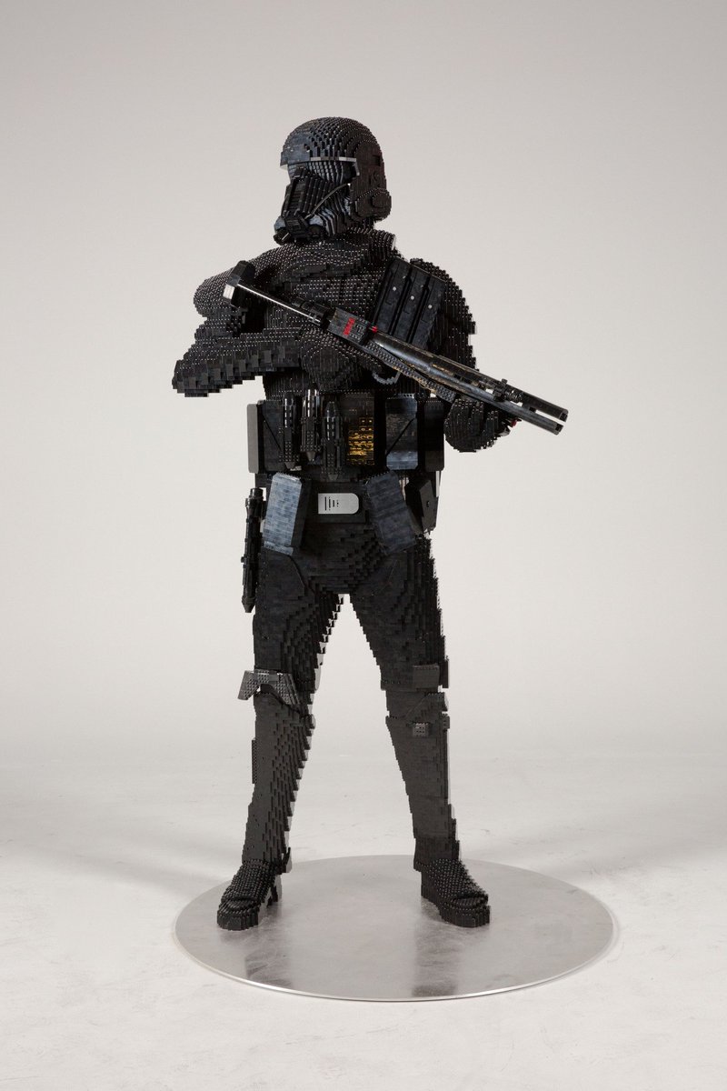 A formidable Death Trooper, standing over 6 feet tall, will be joining us in San Diego for Comic-Con! #LEGOSDCC