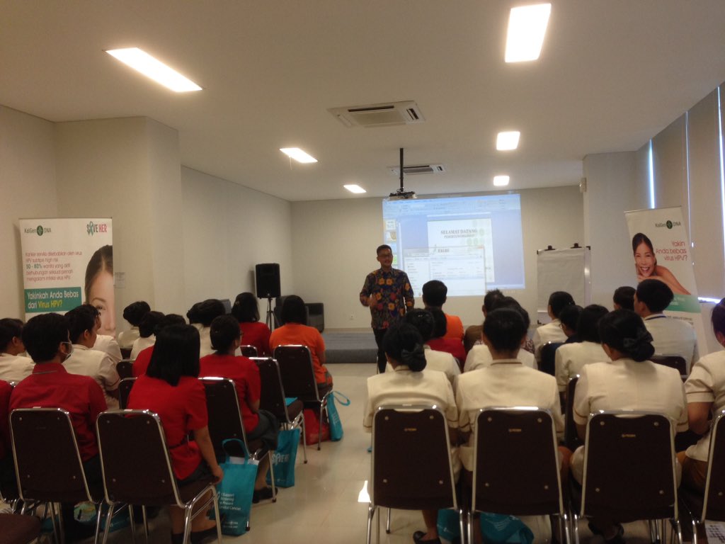 savehercervix's tweet photo. Pelatihan "Memahami tipe-tipe kepribadian", kerjasama RS Grand Family dan PT. Kalgen DNA https://t.co/wucyXvYa7k