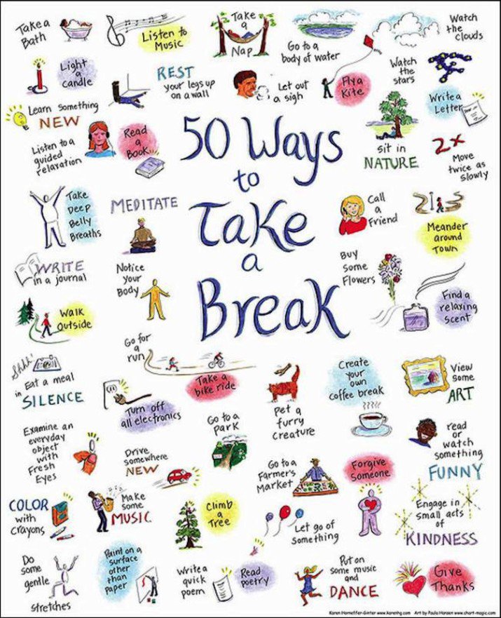 HEALTHFOREVERCA's tweet photo. Taking a break is quintessential to elevating your #productivity. #creativityandwellbeing #HealthTips https://t.co/yhxPzH8oNk
