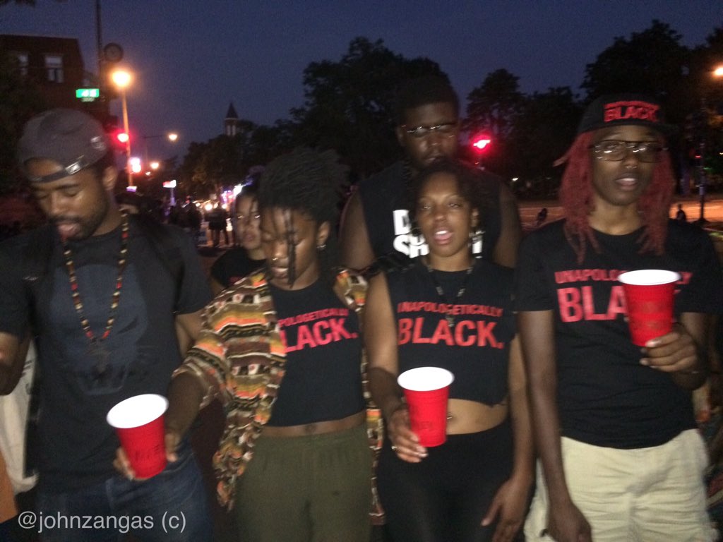 NewsRevo's tweet photo. Happening now: @BYP_100 in concert with #BlackLivesMatter blocks Fraternal Order of Police lobby offices in Wash DC https://t.co/9qs5CpQjwq