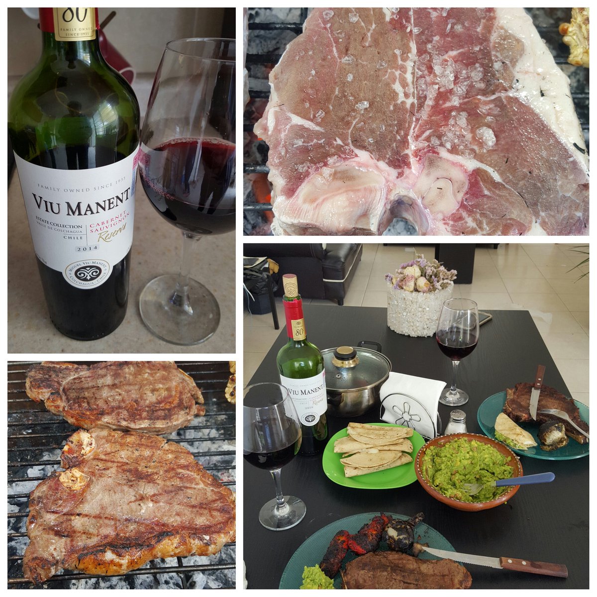 Ricardo__Nieves's tweet photo. Solo por ser miércoles #T-Bone ##RibEye #Asada #CarneSanJuan #ViuManent #Cavernet https://t.co/wmHVczkfYF