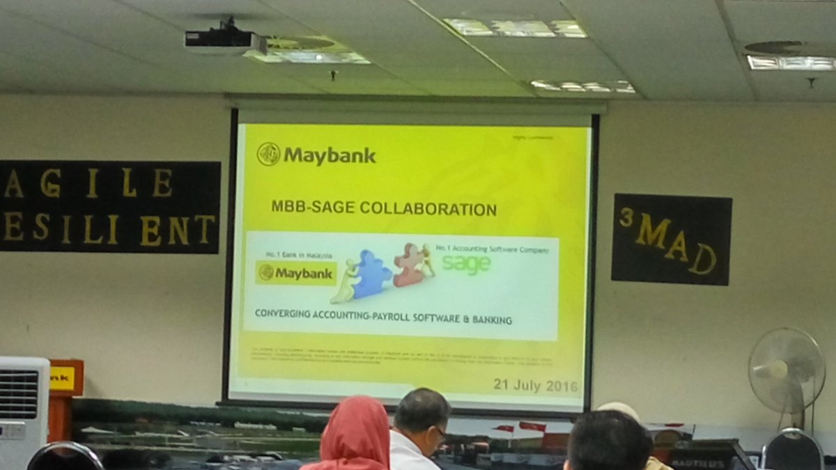 MsAmbroseP's tweet photo. #Malaysian #LeadingBank #Maybank Collaboration With #Sage #EnterpriseMobility #SMB #digitalbanking  #SMESegment #IoT https://t.co/ypIAYoR1iL