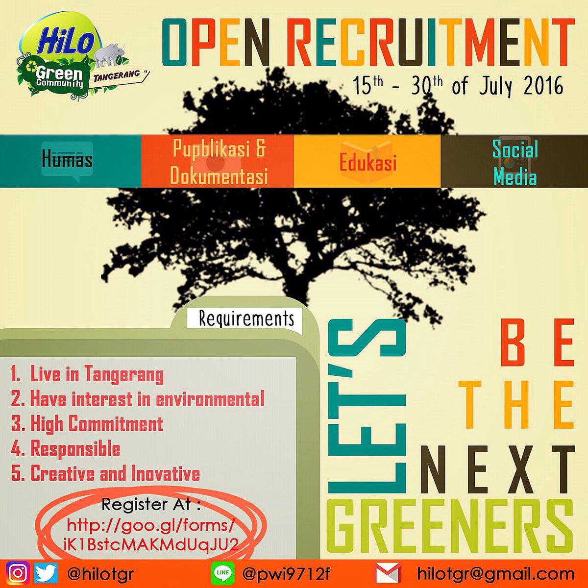 HiLo Green Booster, yuk jadi bagian keluarga HGC Tangerang dengan klik --> goo.gl/forms/iK1BstcM… #GreenBooster