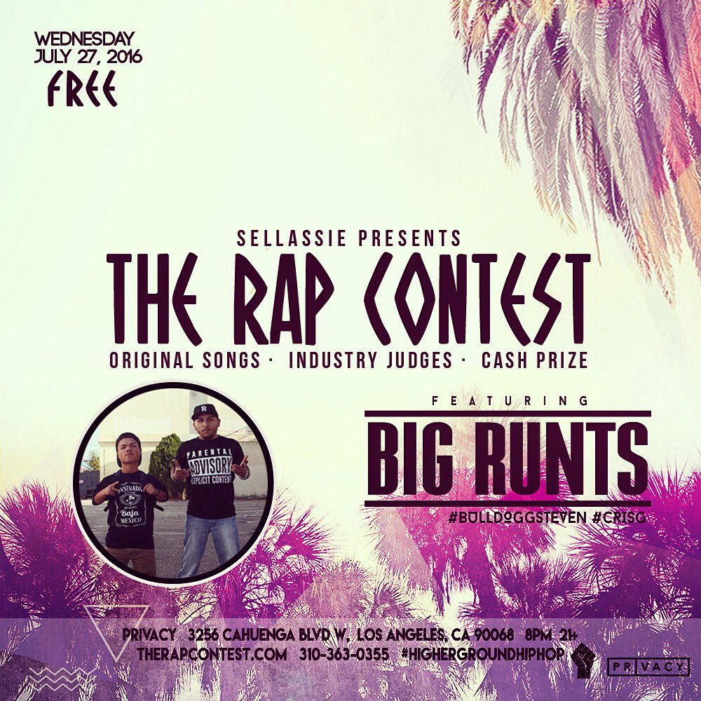 BigRunts's tweet image. Come rock with #BigRunts!

THIS WEDNESDAY IN HOLLYWOOD For FREE !!

#BigRuntsMob