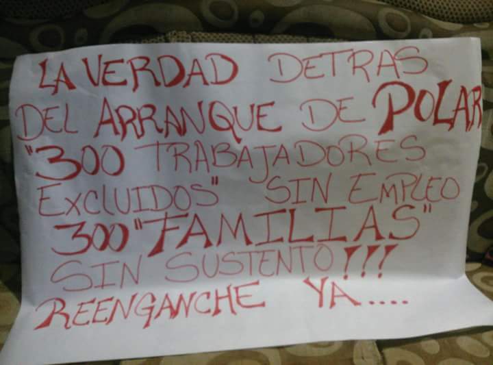 yulexdlm's tweet photo. #Reenganchepolarya!!! 300 familias sin sustento @neljulger @dcabellor @LaHojillaenTV @NicolasMaduro https://t.co/QGbsgzDmLh