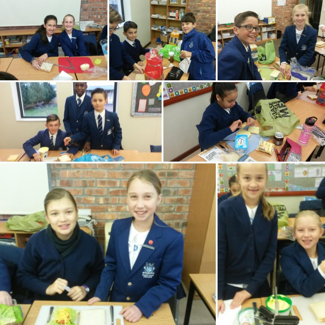 CrowleysClass's tweet image. The @ParklandsTweet Grade Fives making sandwiches for #67MinutesForMadiba #sandwichesandsmiles #makingadifference