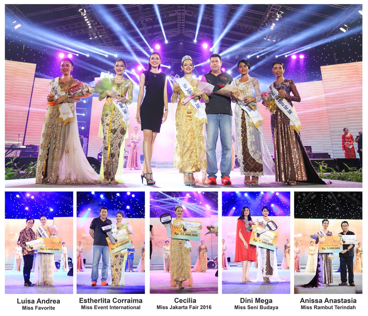 JakartaFairID's tweet photo. Jadi, Miss Jakarta Fair Kemayoran 2016 jatuh kpd Cecilia. Selamat ya cantik! :D
#ThrowBackJFK2016 https://t.co/fUS5NU5suY