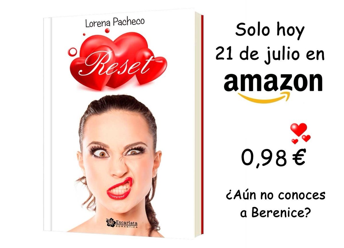 LorenaPachecoF's tweet photo. Si os apetece una #lecturaveraniega, hoy tenéis #Reset tirado de precio en #Amazon❤ @EscarlataEd https://t.co/cB6NtRM1QG