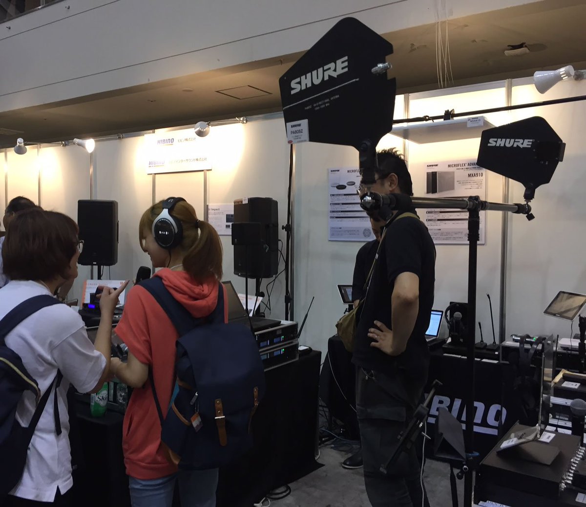ShureJapan's tweet photo. 【九州放送機器展 7/21~22】福岡国際センターにて開催中。#MicroflexAdvance、#KSM8、#MOTIV などのShure製品はヒビノインターサウンド社のブース(G-65)にてご覧いただけます。ぜひご来場ください! https://t.co/Ls9g5TK8Sw