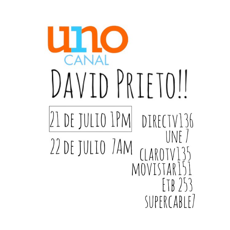 DavidPrietoCol's tweet image. Mañana 1 PM sintoniza Canal Uno Gran entrevista 🔥🔥🔥