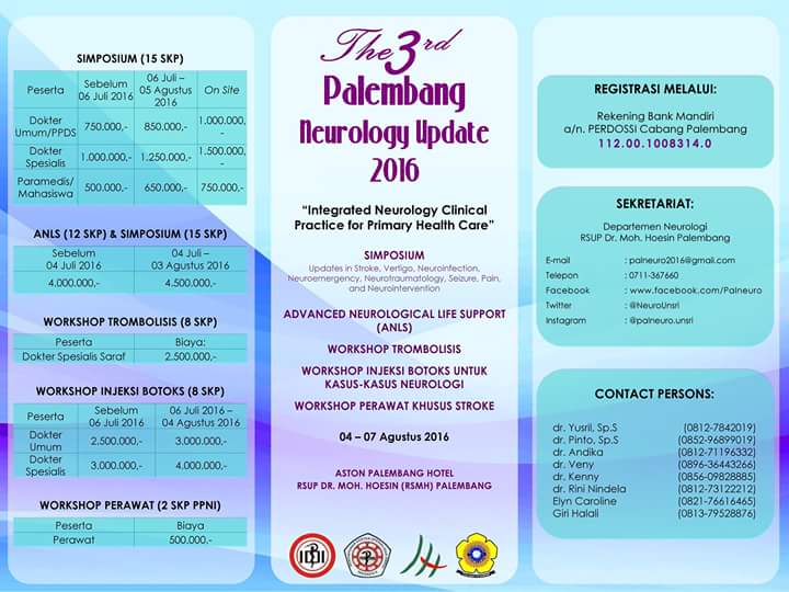 the 3rd palembang neurology update 2016