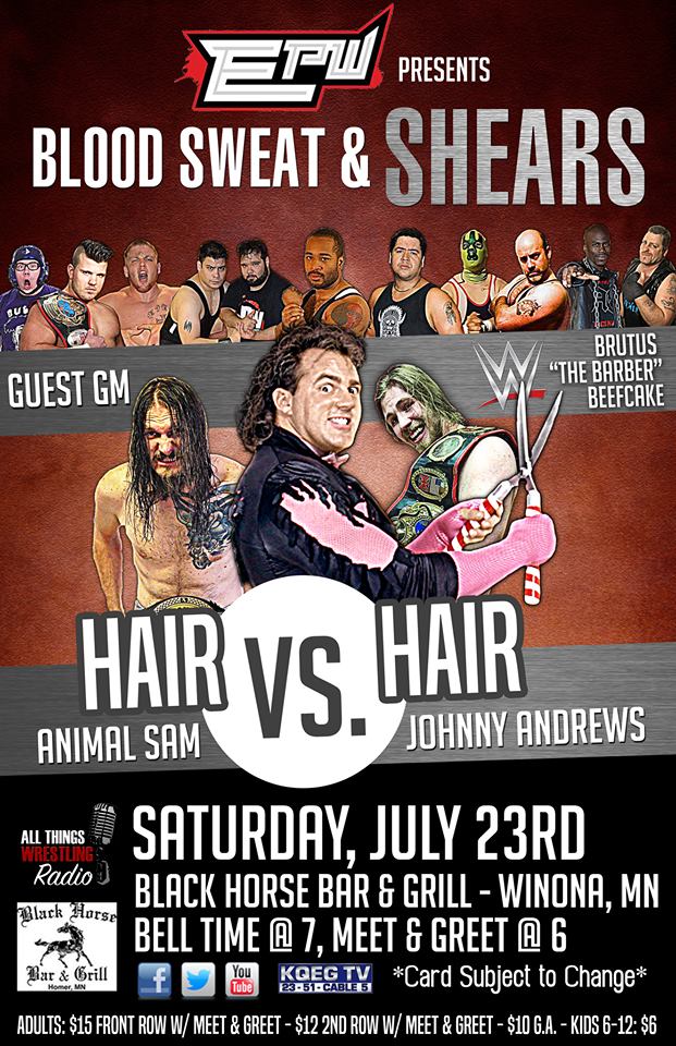 WRESTLING_EPW's tweet image. You can still get tickets for this Saturday @ the Black Horse Bar &amp;amp; Grill in Winona, MN or $10 general admission!
