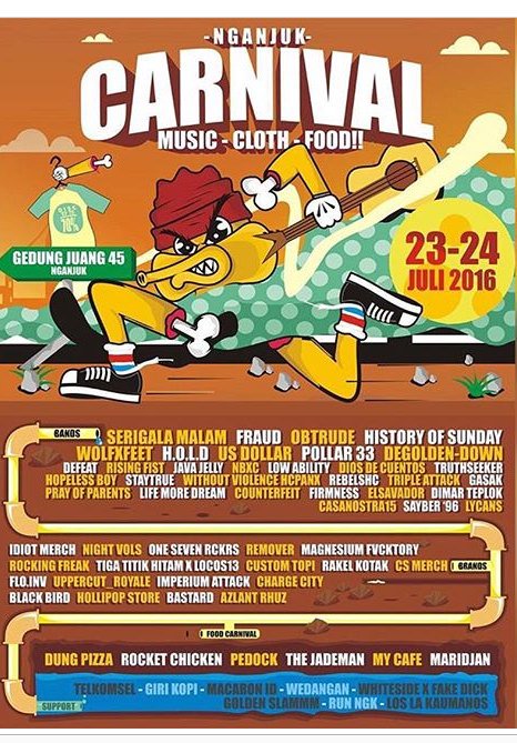 NGANJUK sampai bertemu hari sabtu di hari pertama !!!