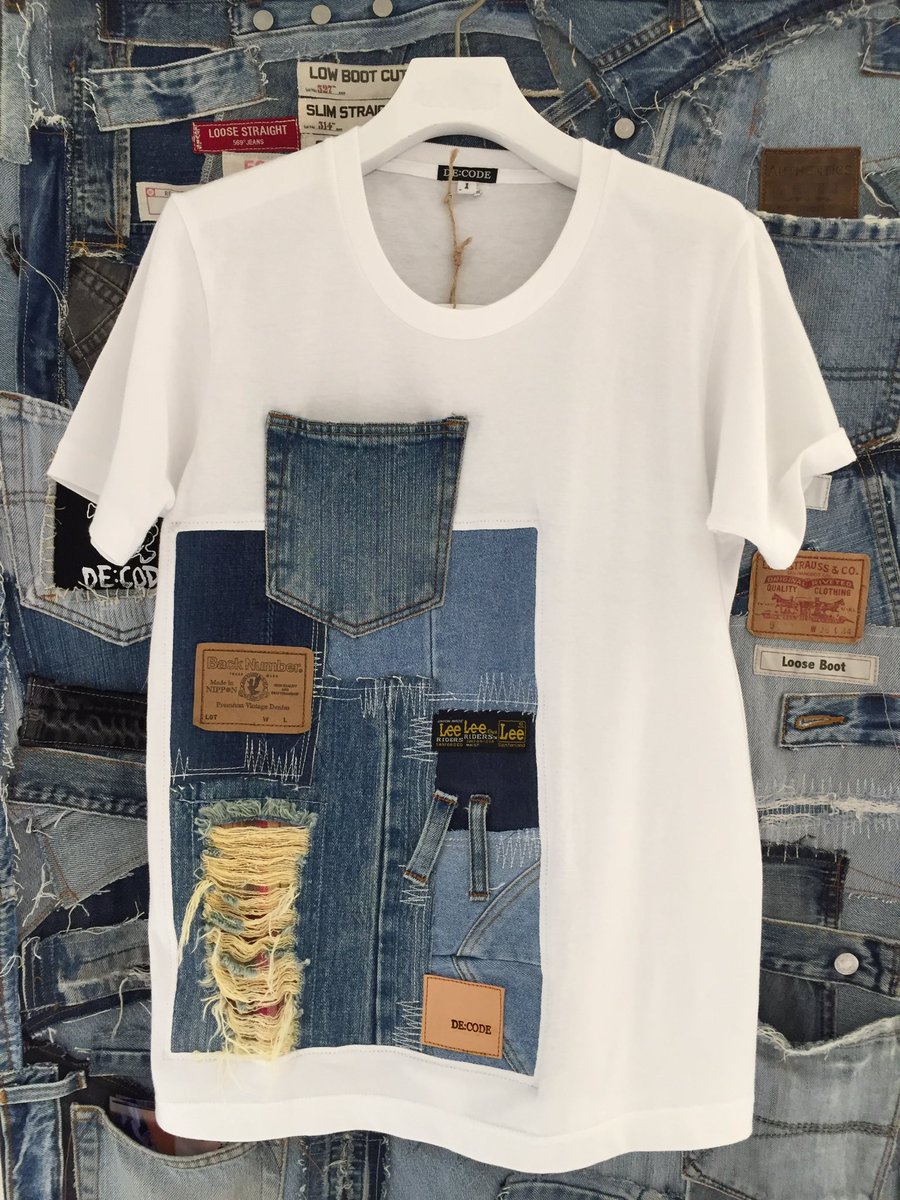 WALL_LABO's tweet image. 完売しておりました
DE:CODE DENIM T-shirts 入荷致しました。お早めに！2階WALL 
@parco_fukuoka